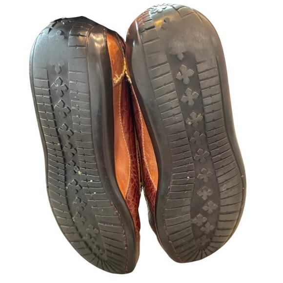 Martin Dingman Mens Driving Loafer US 8M 8 Brown Alligator Horsebit Leather Shoe - Picture 4 of 11